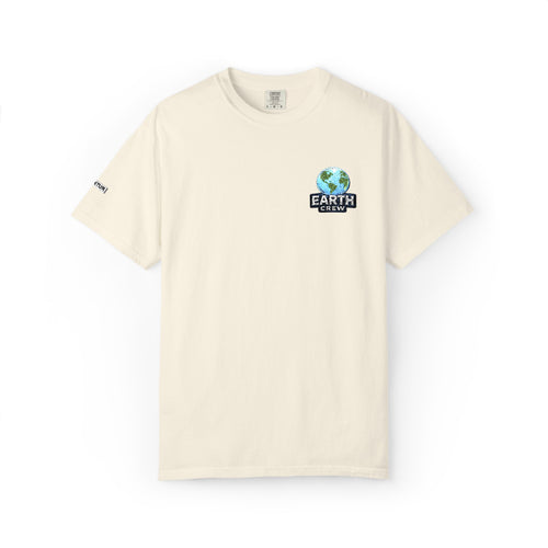 'Earth Crew' Embroidered Earth Comfort Colors Graphic Tee - Mutantur Labs LLC