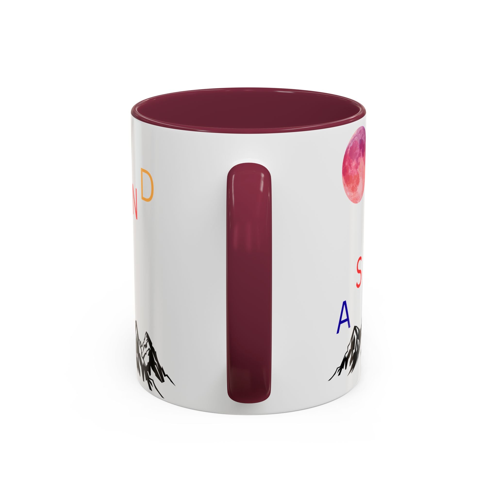 Ascend the Mountain Moon Ceramic Mug