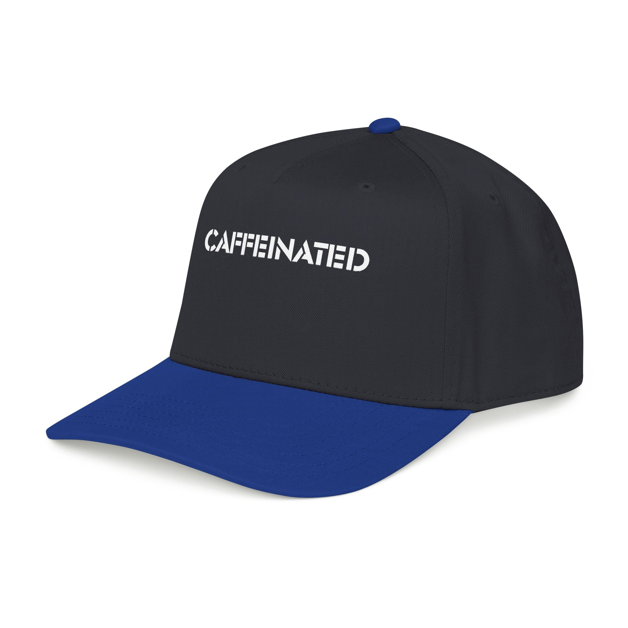 Caffeinated Mid Profile Baseball Cap |Coffee Lover Hat