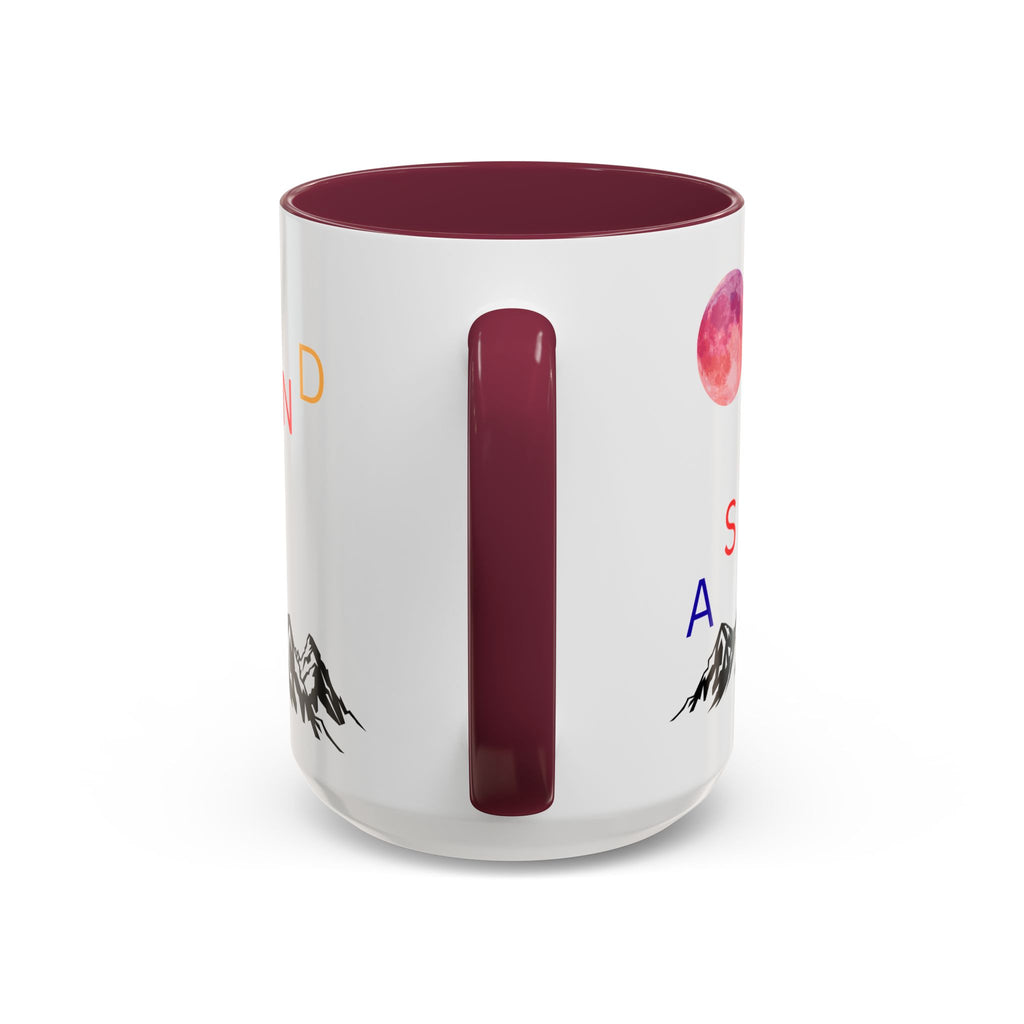 Ascend the Mountain Moon Ceramic Mug