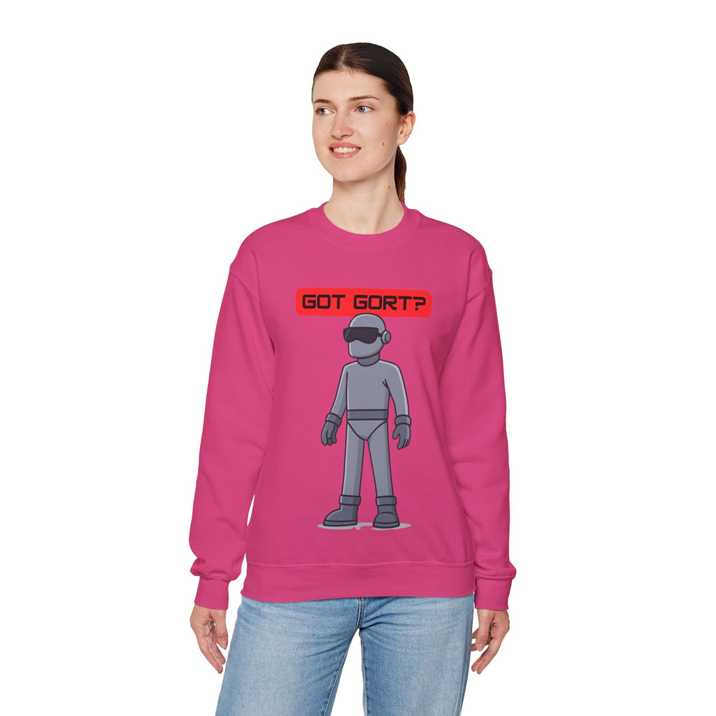Got Gort? Unisex Crewneck Sweatshirt - Cool Casual Wear, Fun Graphic Hoodie, Perfect Gift for Friends, Everyday Comfort