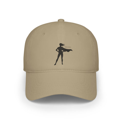 Bad Ass Superhero Silhouette Cap – Retro Heroine Baseball Hat