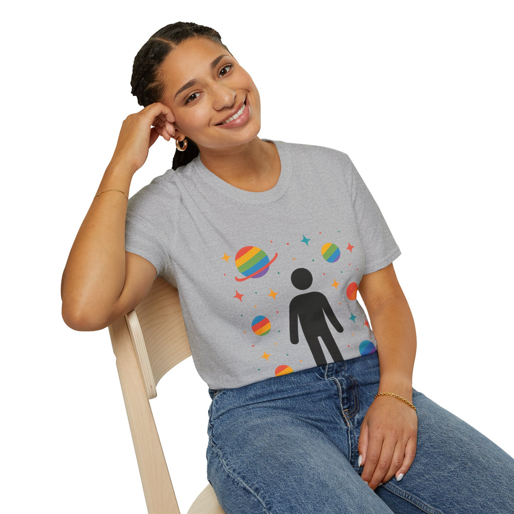 Cosmic Vibe Unisex T-Shirt - Space, Pride, Galaxy,