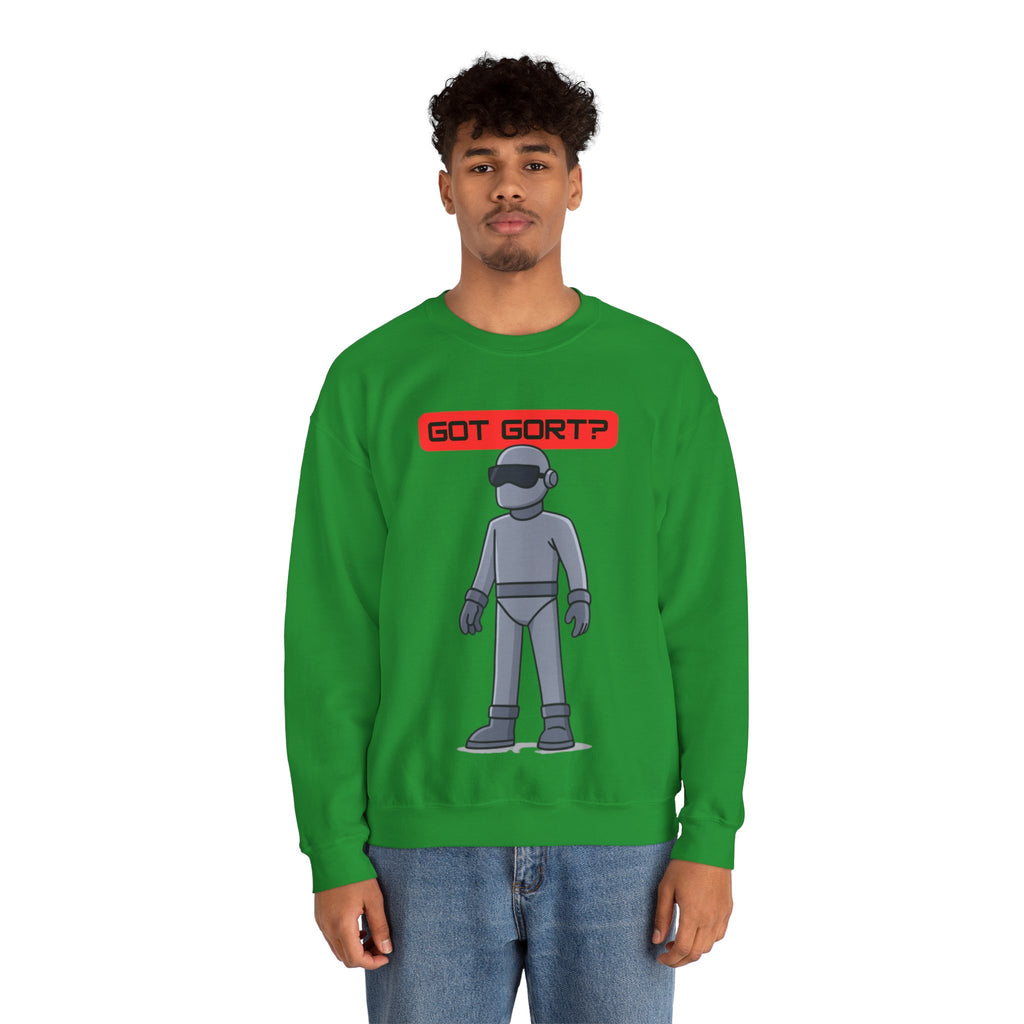Got Gort? Unisex Crewneck Sweatshirt - Cool Casual Wear, Fun Graphic Hoodie, Perfect Gift for Friends, Everyday Comfort