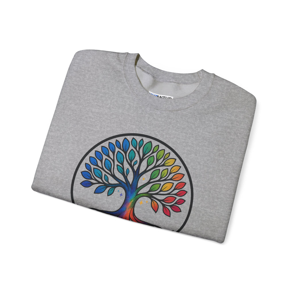 Rainbow Tree of Life Graphic Crewneck sweatshirt