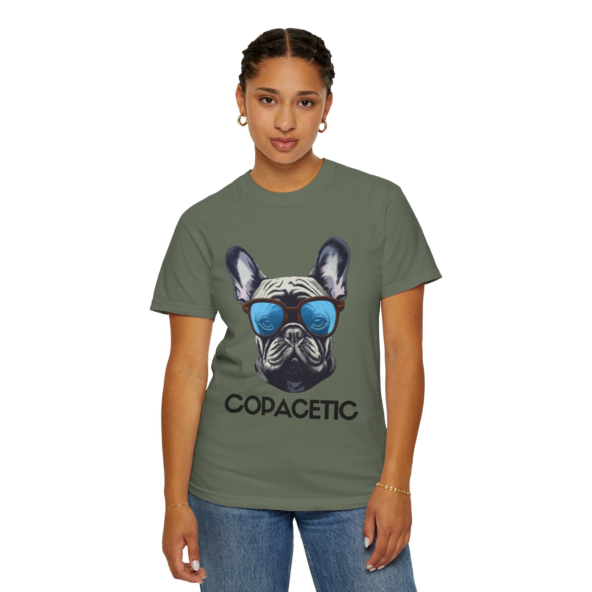 Copacetic French Bulldog T-Shirt, Fun Pet Tee, Gift for Dog Lovers, Unisex Graphic Shirt, Cool Casual Wear, Summer Essential