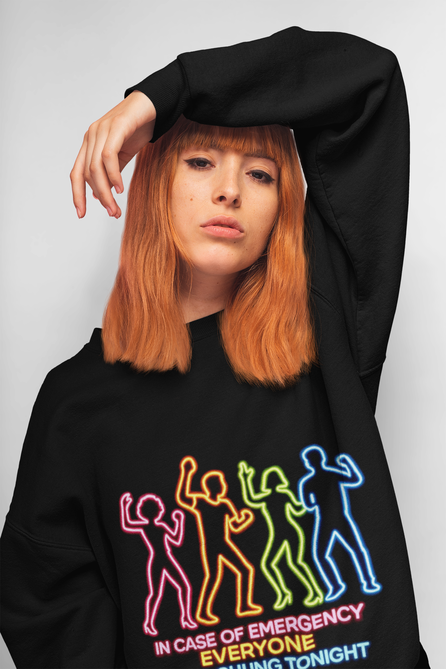 Emergency Everyone Wang Chung Tonight Sweatshirt, Cozy Playful Crewneck, Fun Gift for Music Lovers, Unisex Apparel