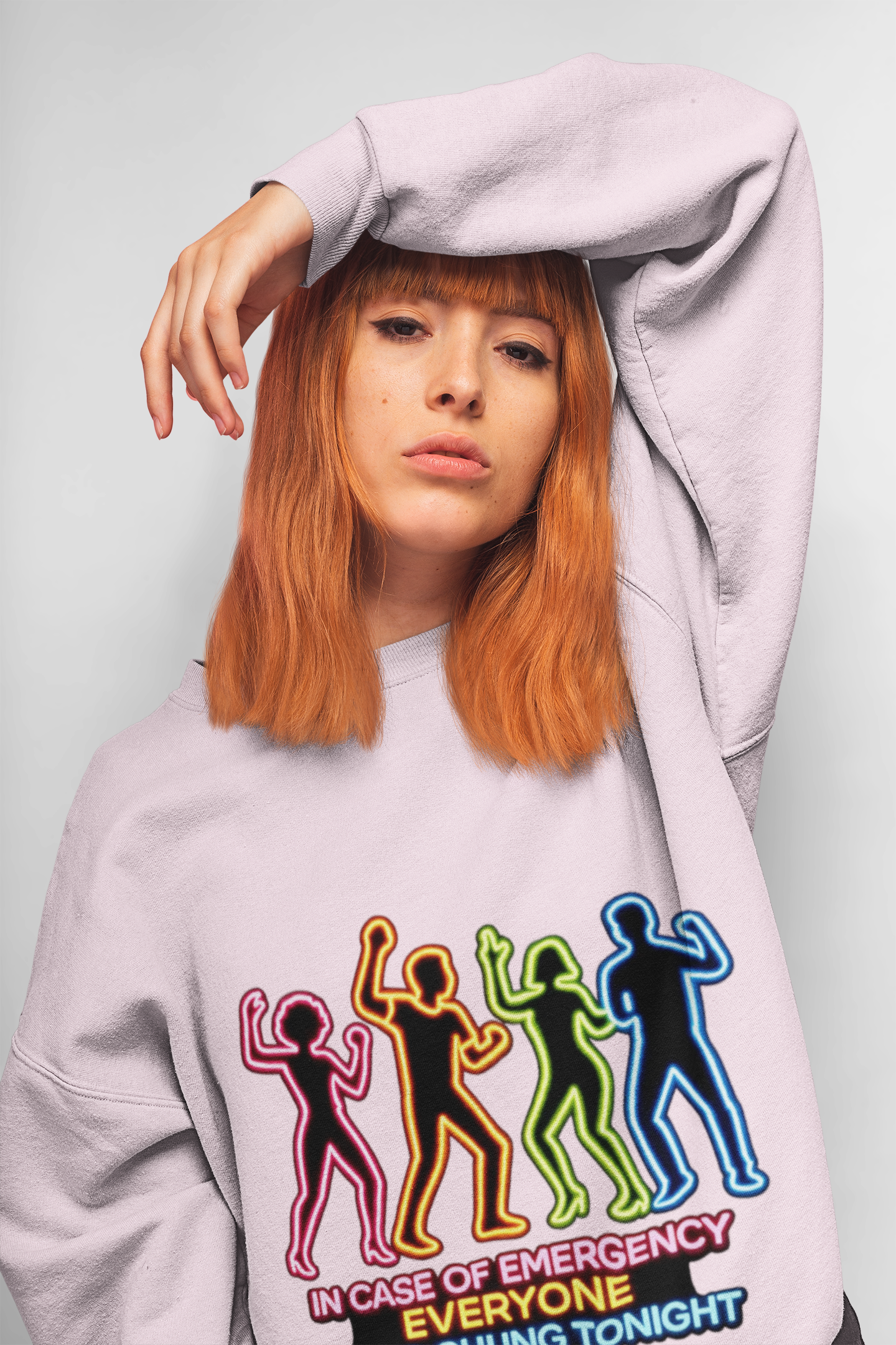 Emergency Everyone Wang Chung Tonight Sweatshirt, Cozy Playful Crewneck, Fun Gift for Music Lovers, Unisex Apparel