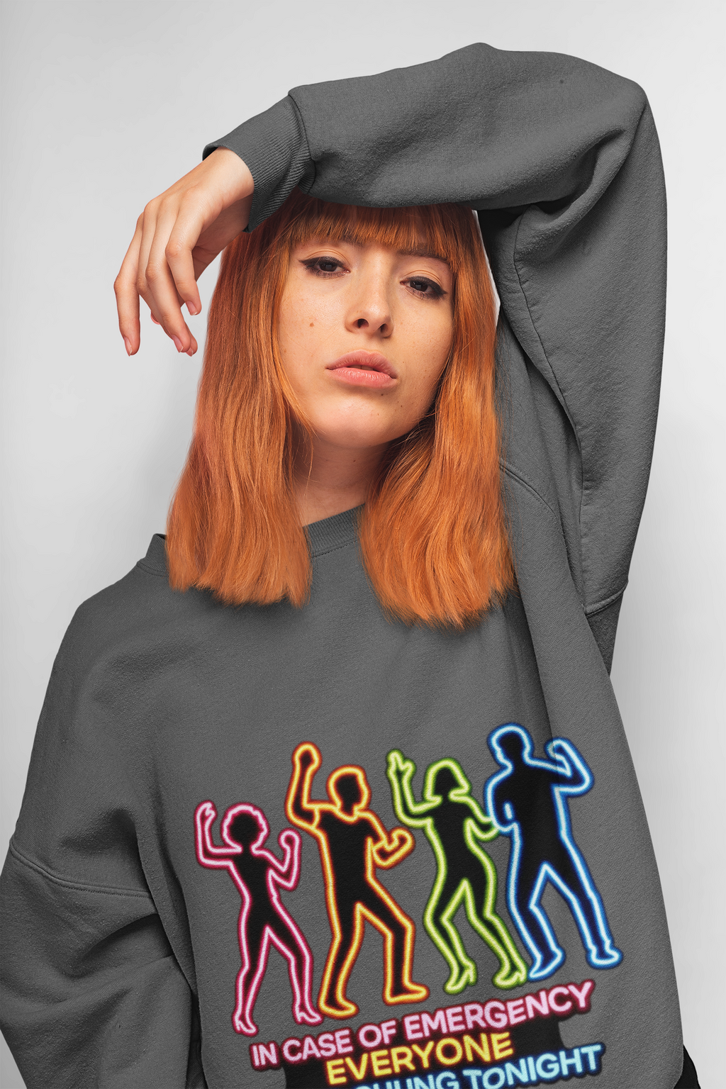 Emergency Everyone Wang Chung Tonight Sweatshirt, Cozy Playful Crewneck, Fun Gift for Music Lovers, Unisex Apparel