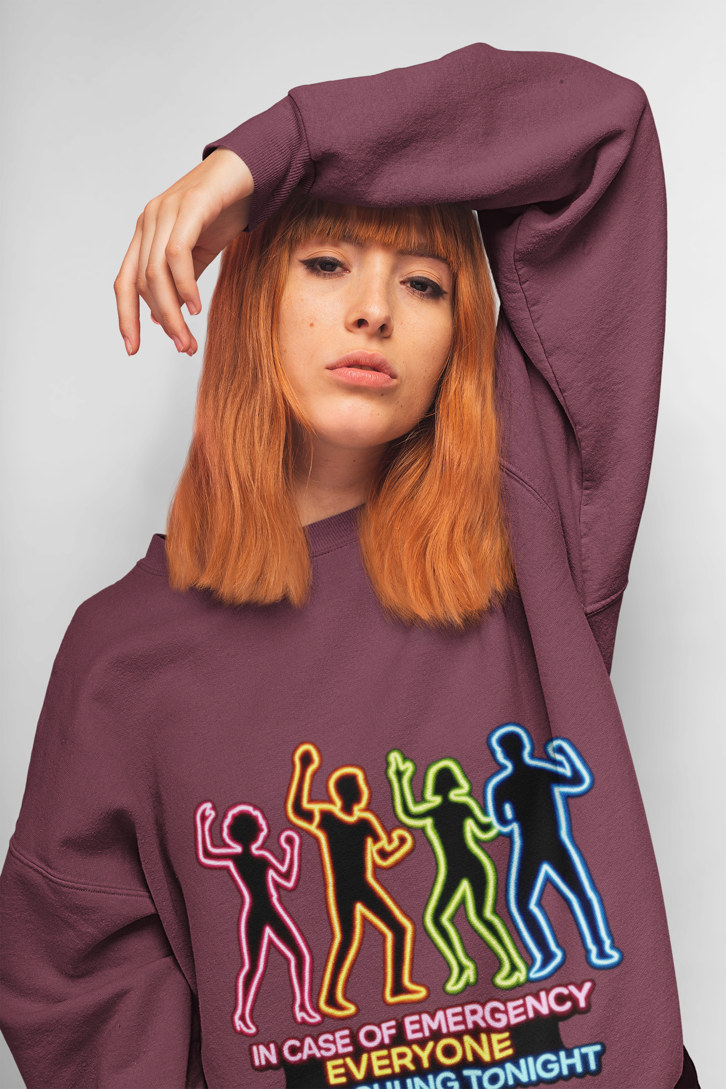 Emergency Everyone Wang Chung Tonight Sweatshirt, Cozy Playful Crewneck, Fun Gift for Music Lovers, Unisex Apparel