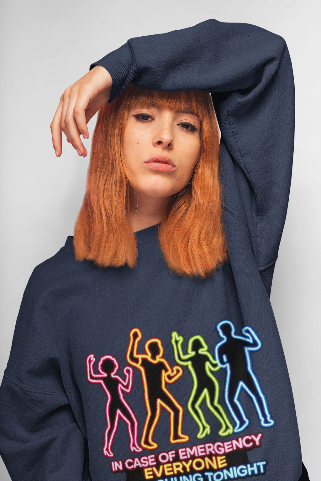 Emergency Everyone Wang Chung Tonight Sweatshirt, Cozy Playful Crewneck, Fun Gift for Music Lovers, Unisex Apparel