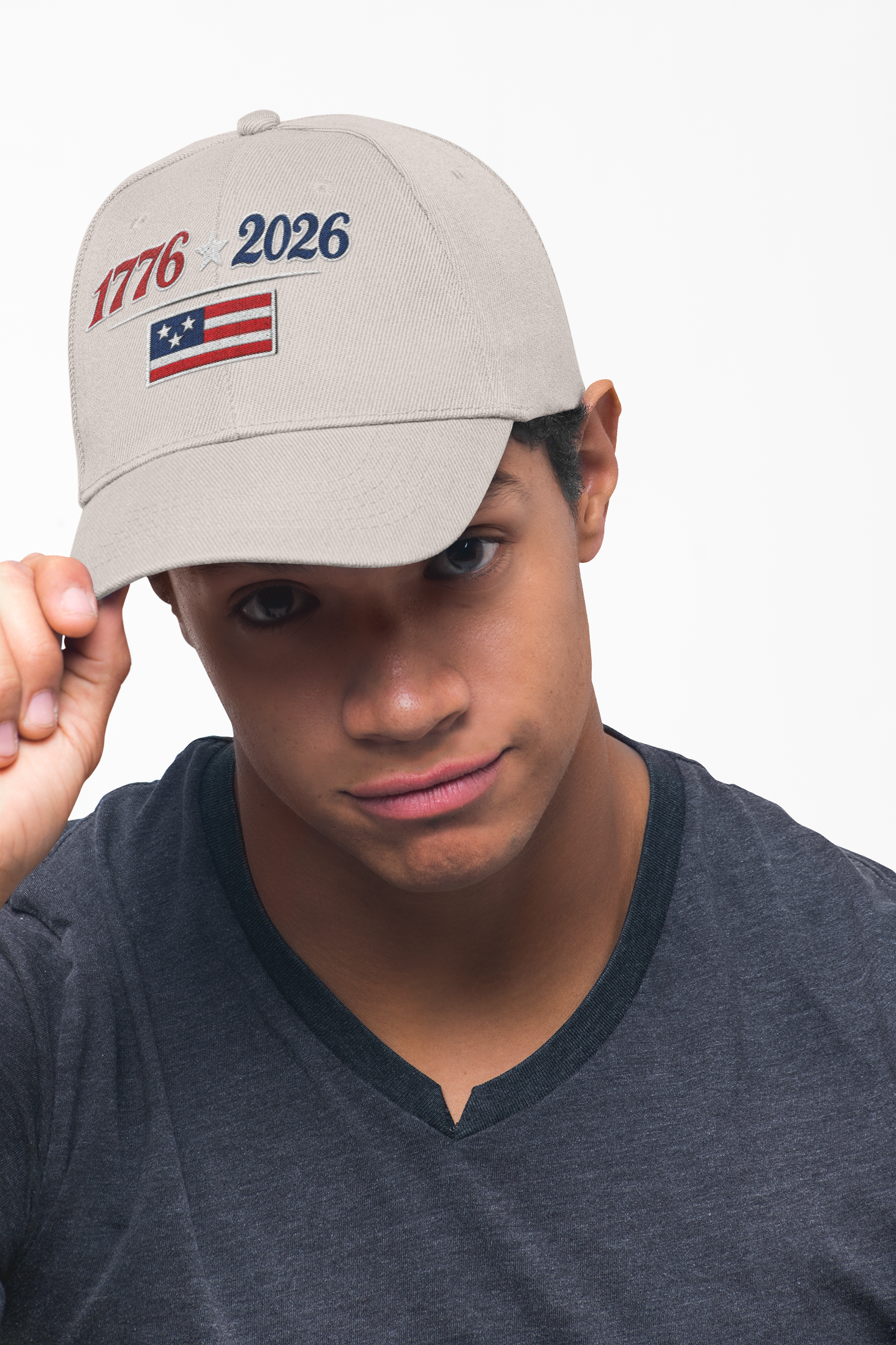 1776 2026 Flag Dad Cap Embroidered Patriotic Birthday Baseball Hat