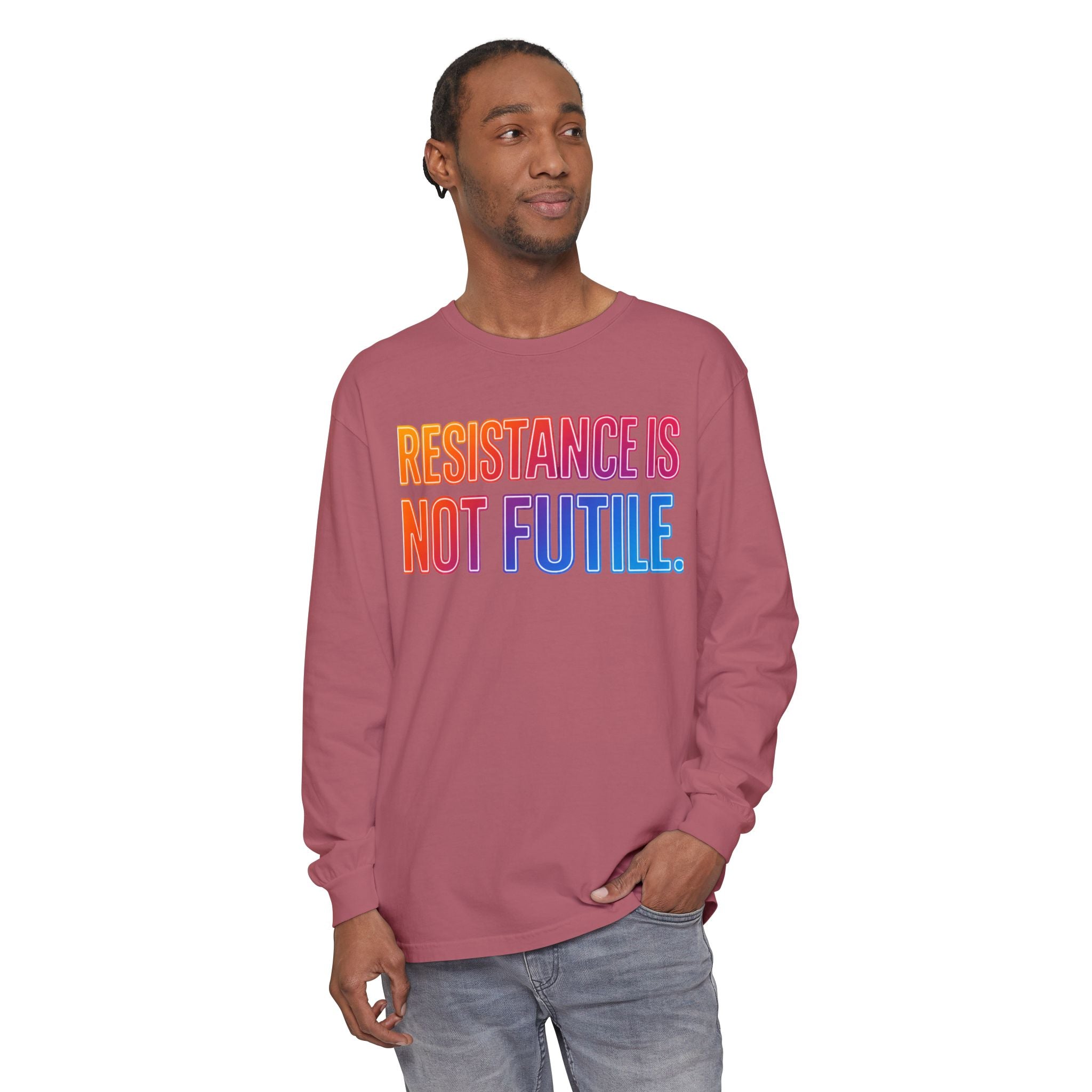 Resistance Is Not Futile Long Sleeve  Rally for Freedom Tee