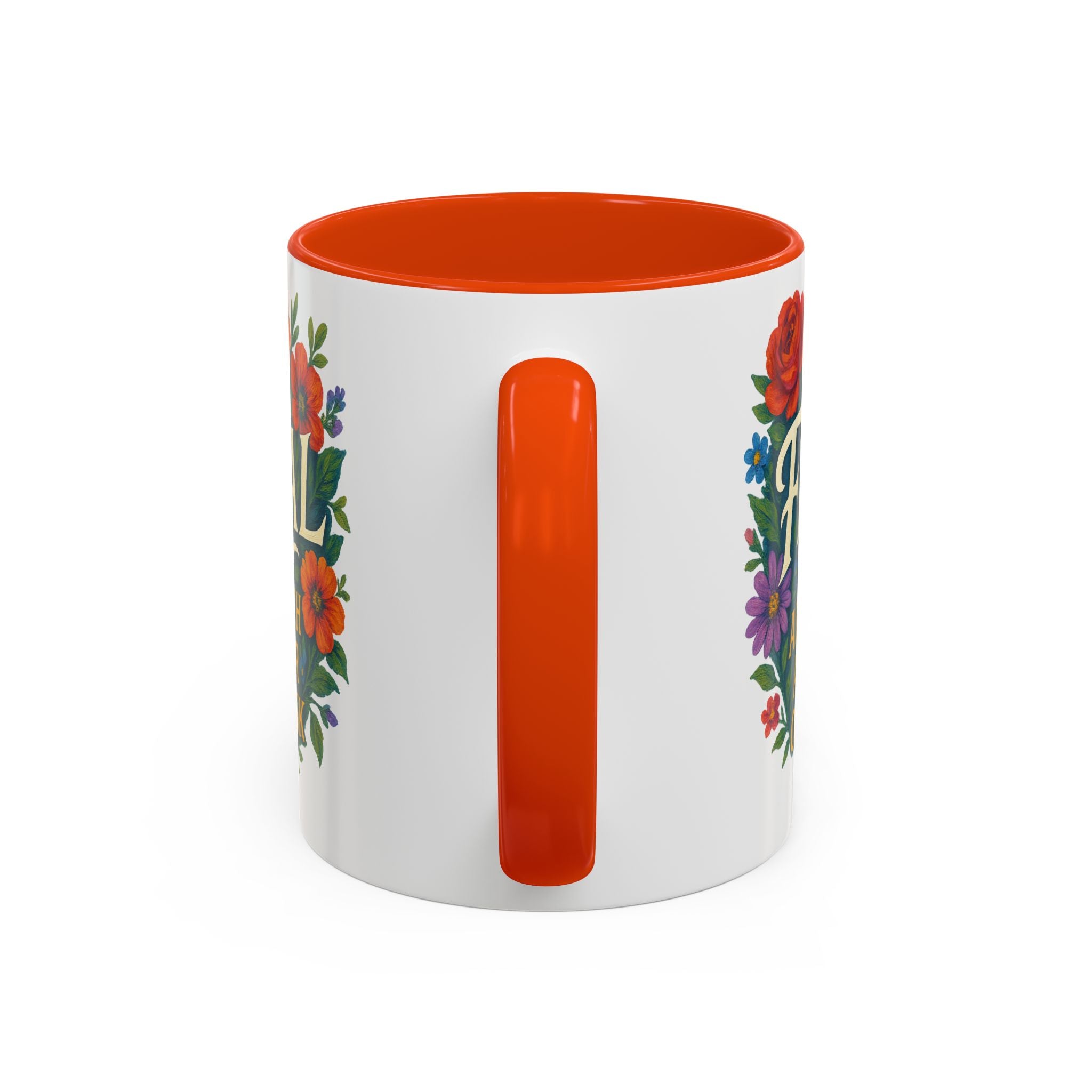 Feral Approach at Your Own Risk Mug | Floral Illustration, Ceramic Coffee Cup