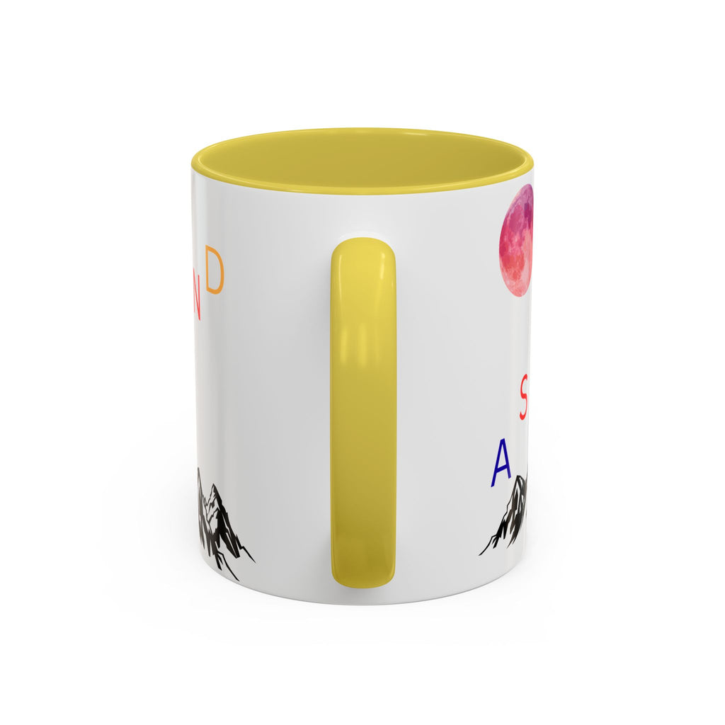 Ascend the Mountain Moon Ceramic Mug