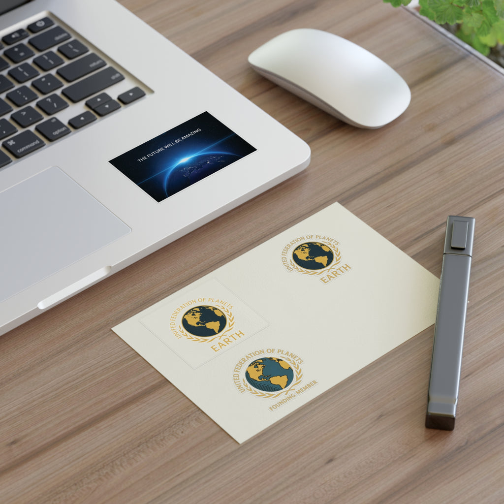 United Federation of Planets Sticker Sheets, Journal Accessories, Space Enthusiast Gifts, Fun Office Supplies, Star Trek