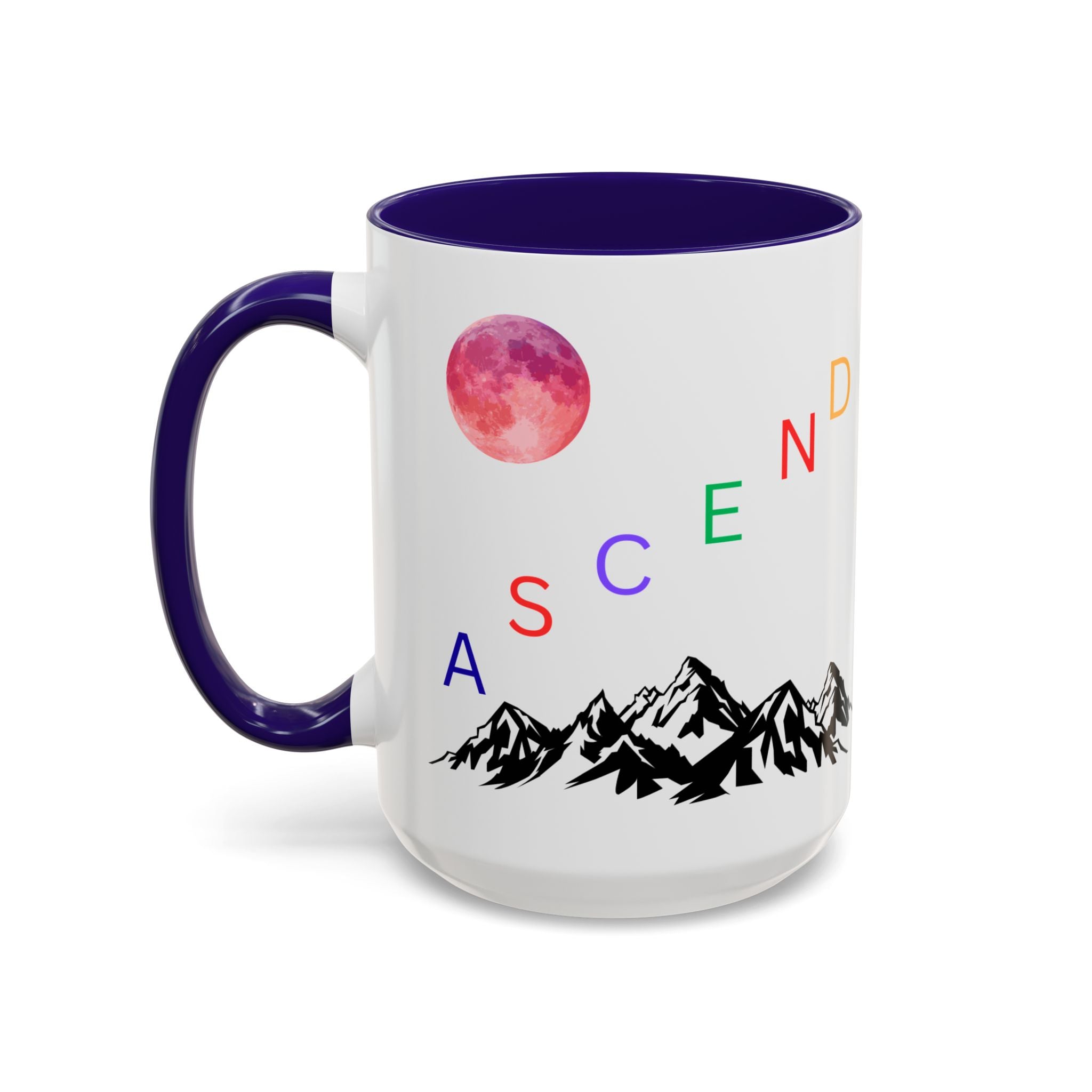 Ascend the Mountain Moon Ceramic Mug