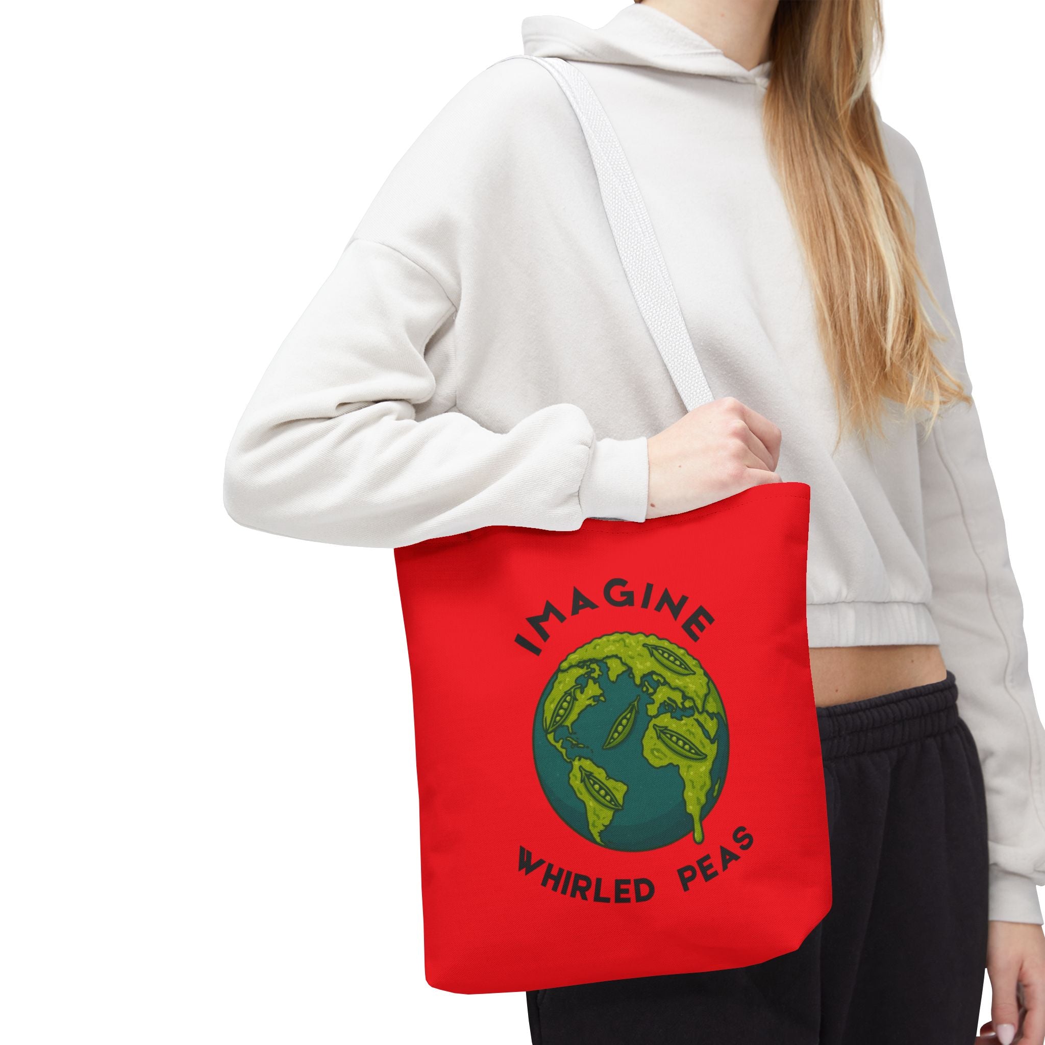 Imagine Whirled Peas Eco-Friendly Tote Bag