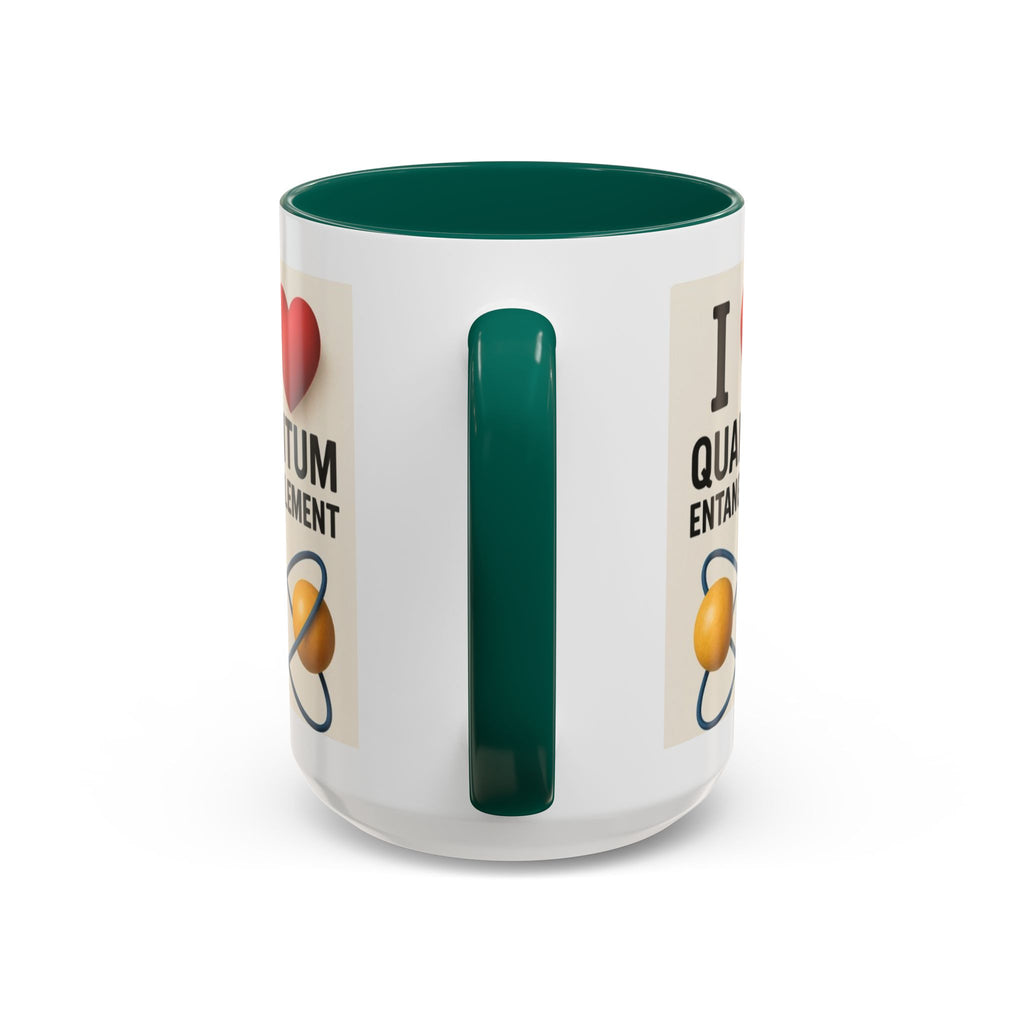 I Love Quantum Entanglement Mug – Science Nerd Coffee Mug