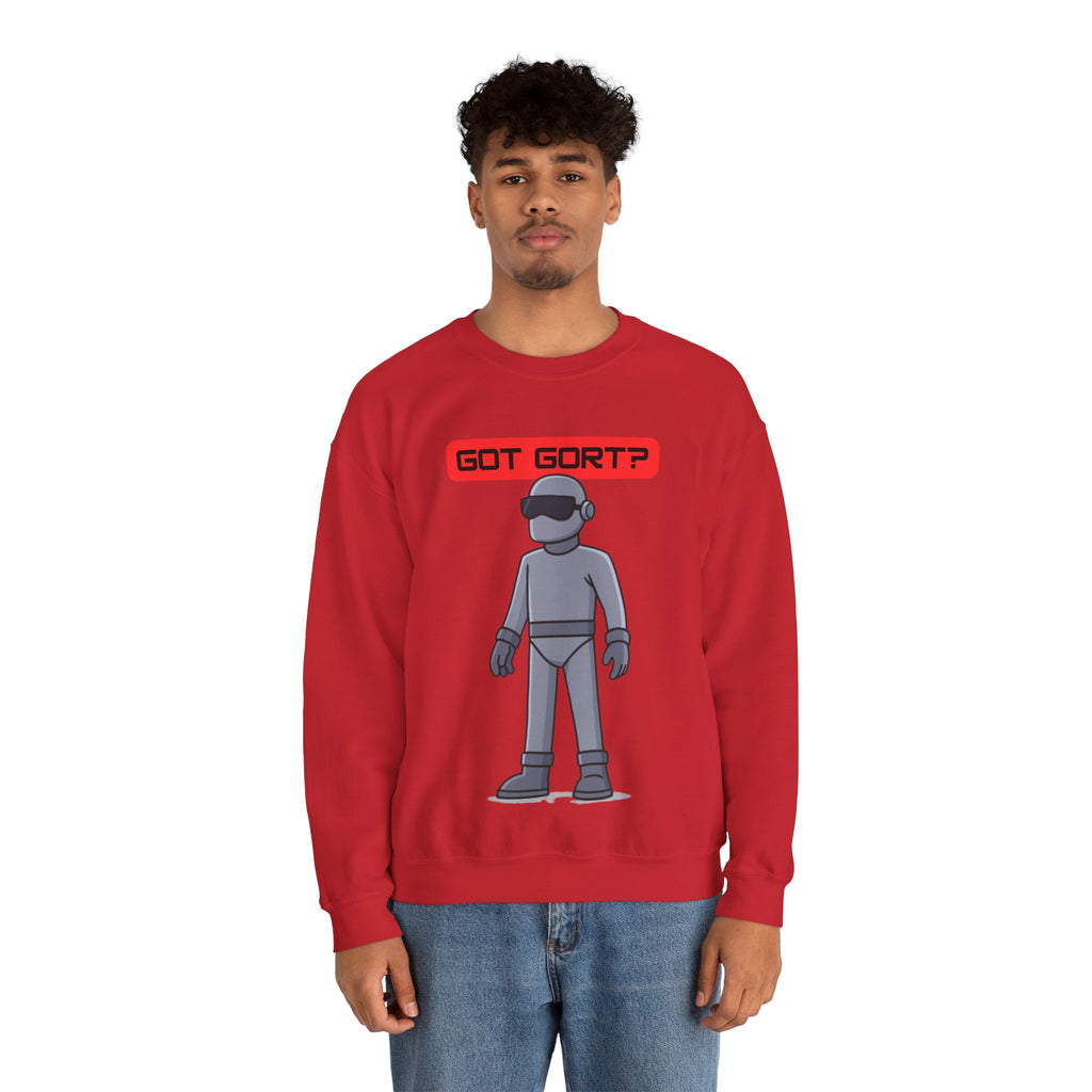 Got Gort? Unisex Crewneck Sweatshirt - Cool Casual Wear, Fun Graphic Hoodie, Perfect Gift for Friends, Everyday Comfort