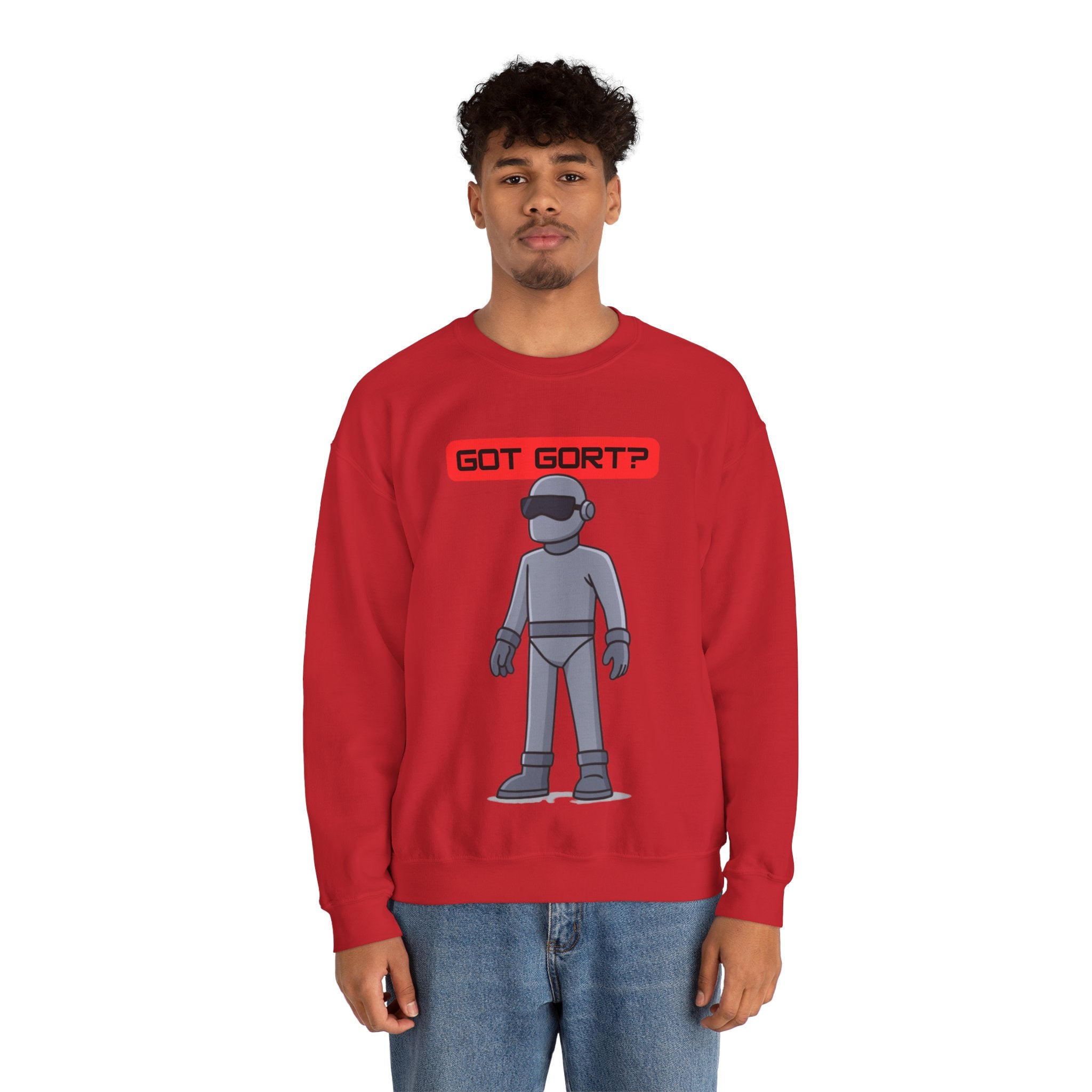 Got Gort? Unisex Crewneck Sweatshirt - Cool Casual Wear, Fun Graphic Hoodie, Perfect Gift for Friends, Everyday Comfort