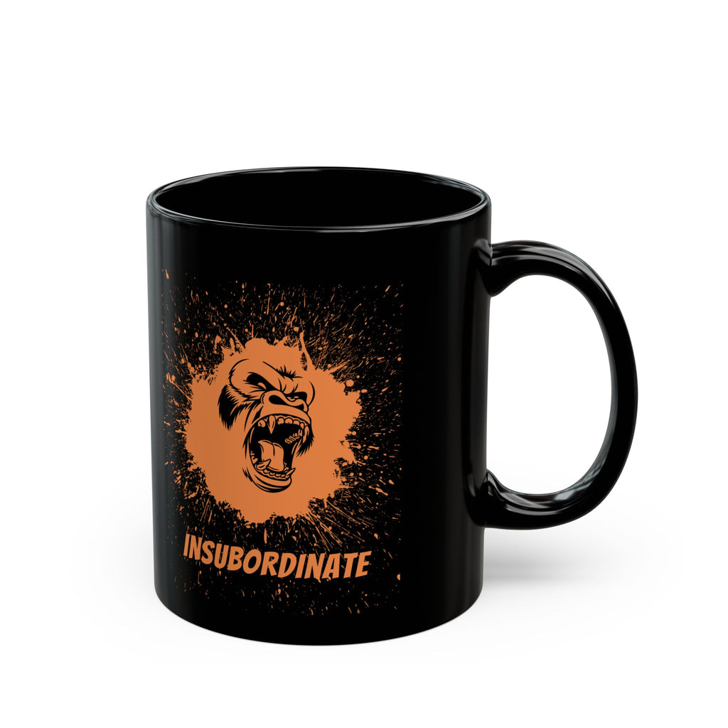 Insubordinate Black Mug,