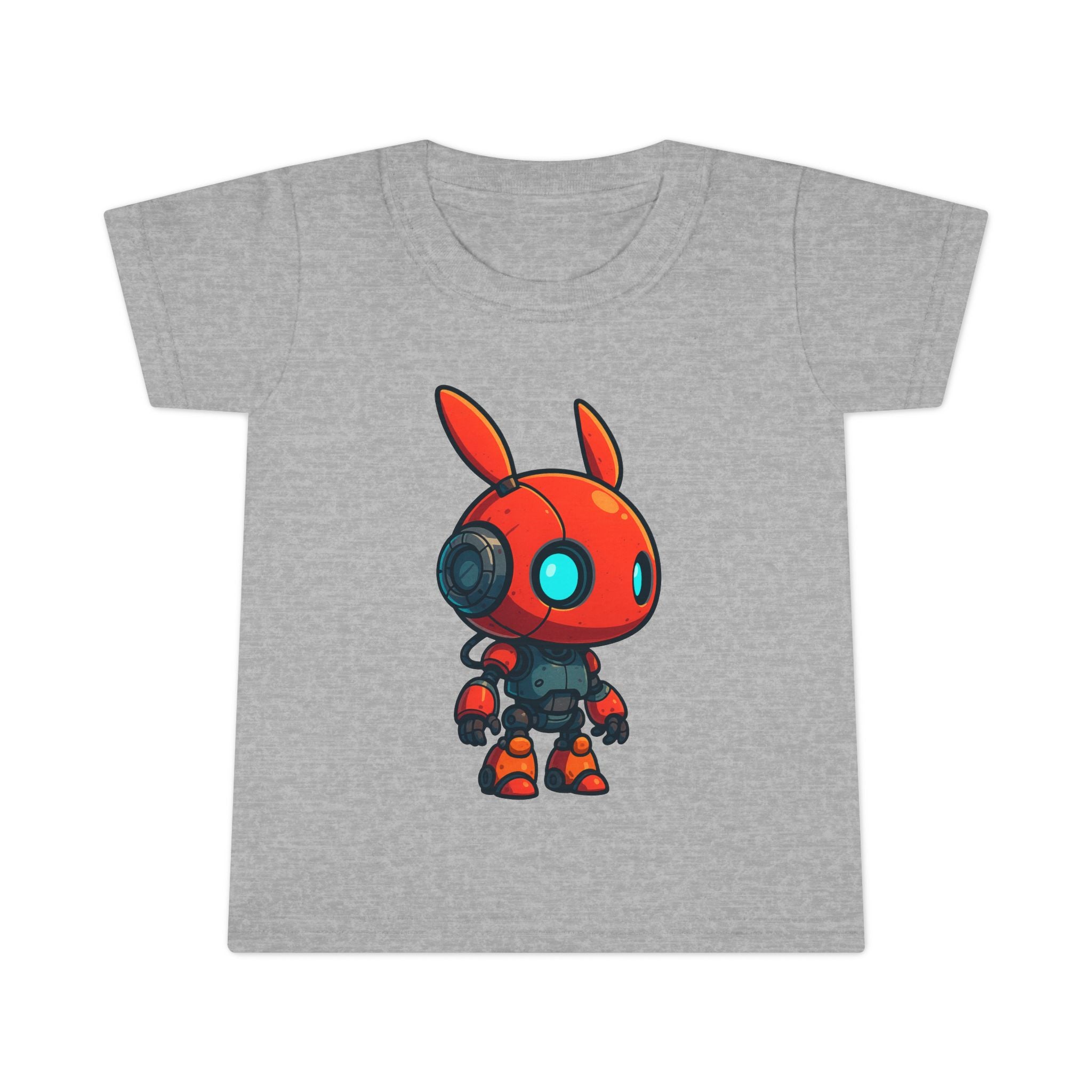 Happy RobotToddler T-shirt | Cute Sci-Fi Bunny Robot, Kids Tee
