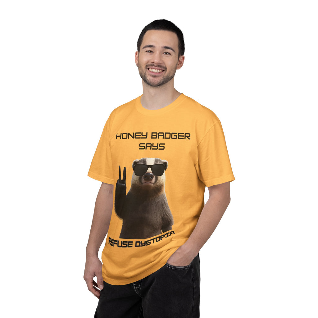 Honey Badger Refuse Dystopia T-Shirt