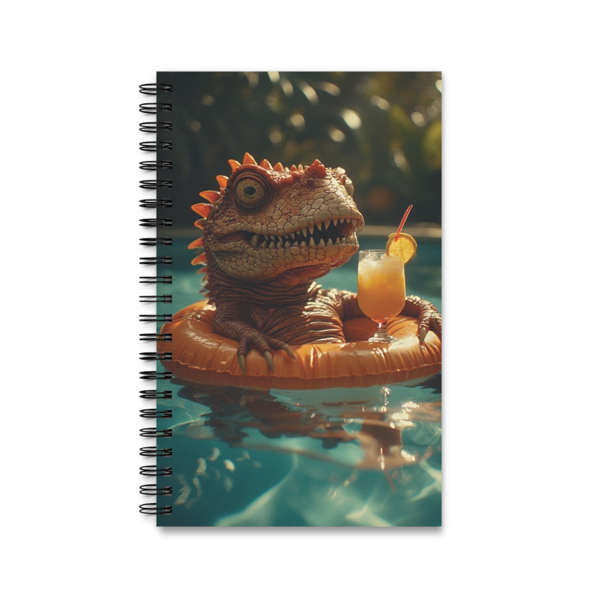 Fun Dino Spiral sketch Journal