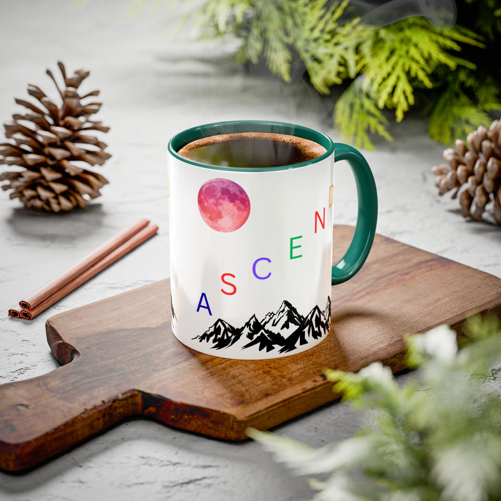Ascend the Mountain Moon Ceramic Mug