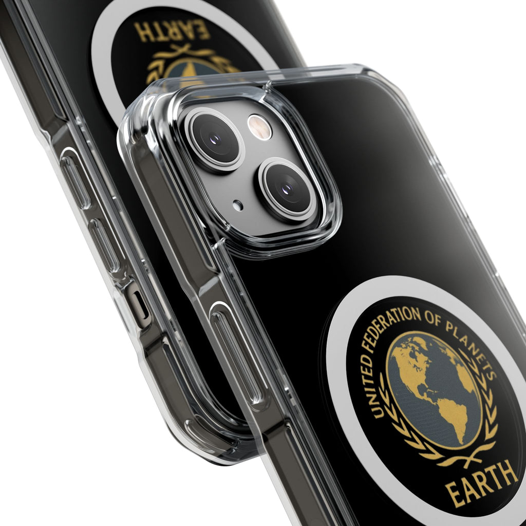 United Federation of Planets Earth Logo Magnetic Clear Case | Phone Case