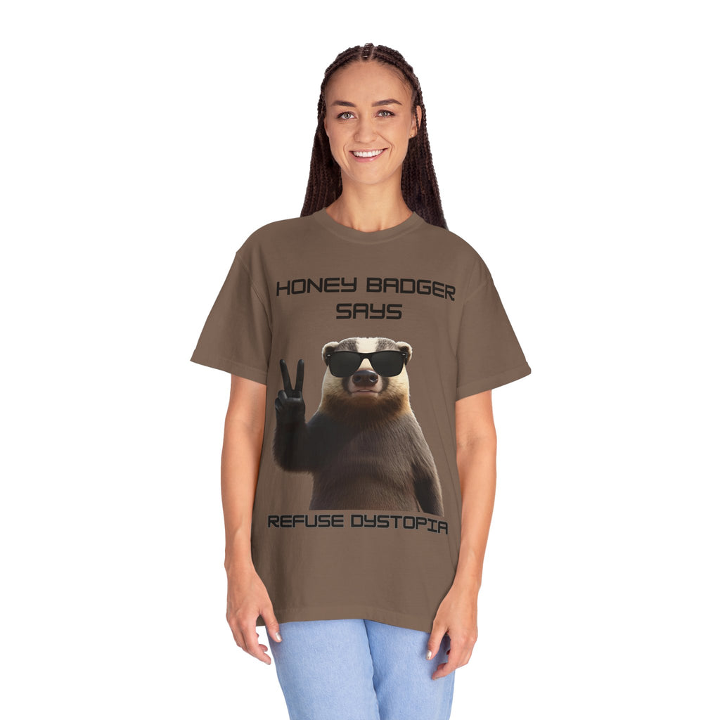 Honey Badger Refuse Dystopia T-Shirt