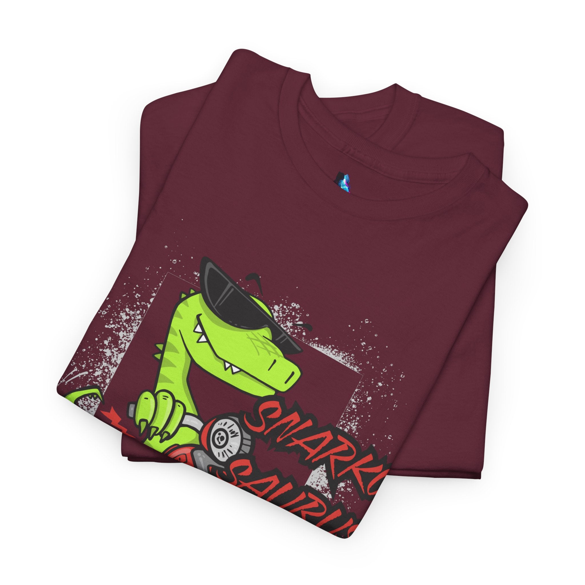 Snarkosaurus Cool Graphic Tee for Dinosaur Lovers | Unisex Heavy Cotton Tee