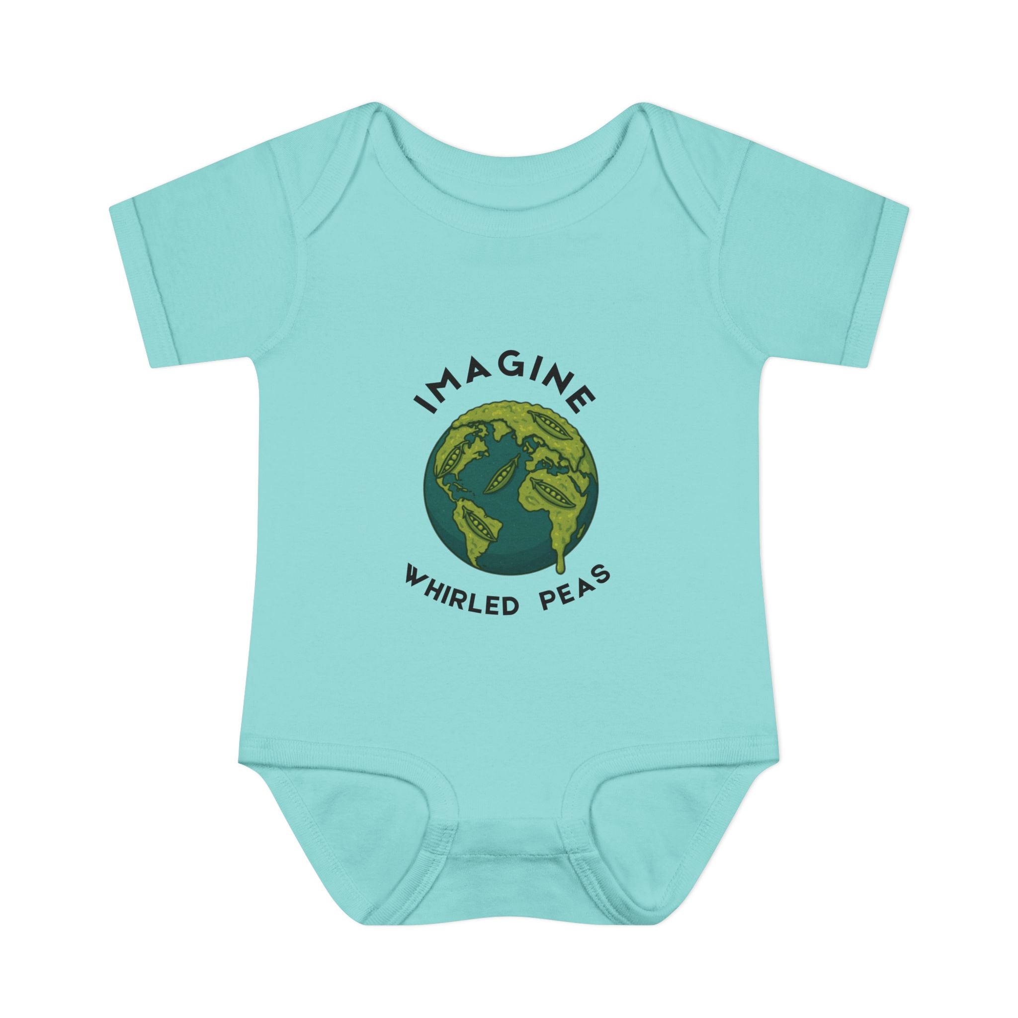 Imagine Whirled Peas Whimsical Baby Onesie