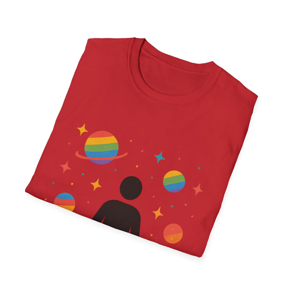 Cosmic Vibe Unisex T-Shirt - Space, Pride, Galaxy,