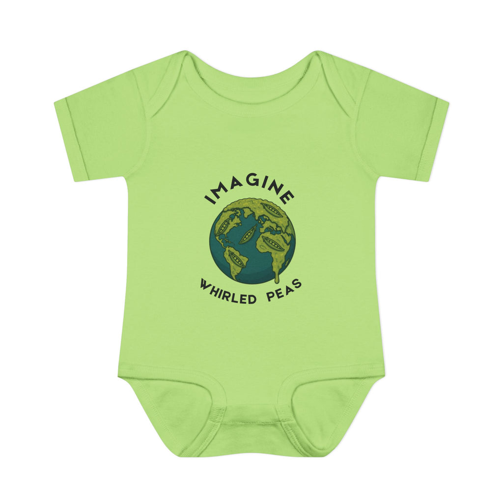 Imagine Whirled Peas Whimsical Baby Onesie