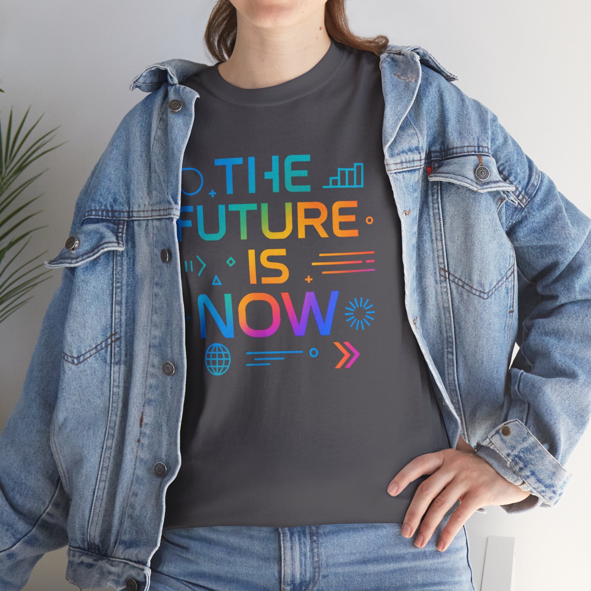 The Future Is Now T-Shirt — Inspirational Tech Graphic Tee