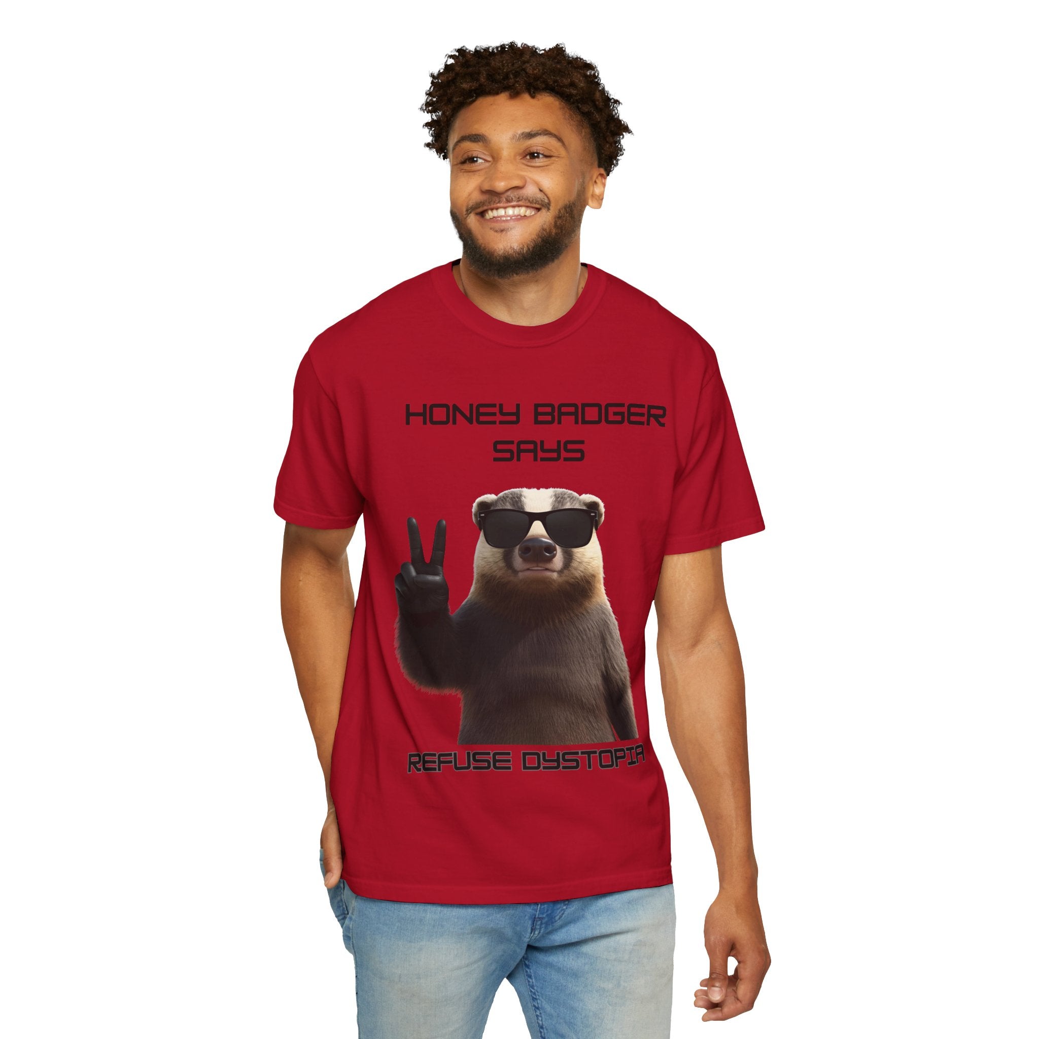Honey Badger Refuse Dystopia T-Shirt