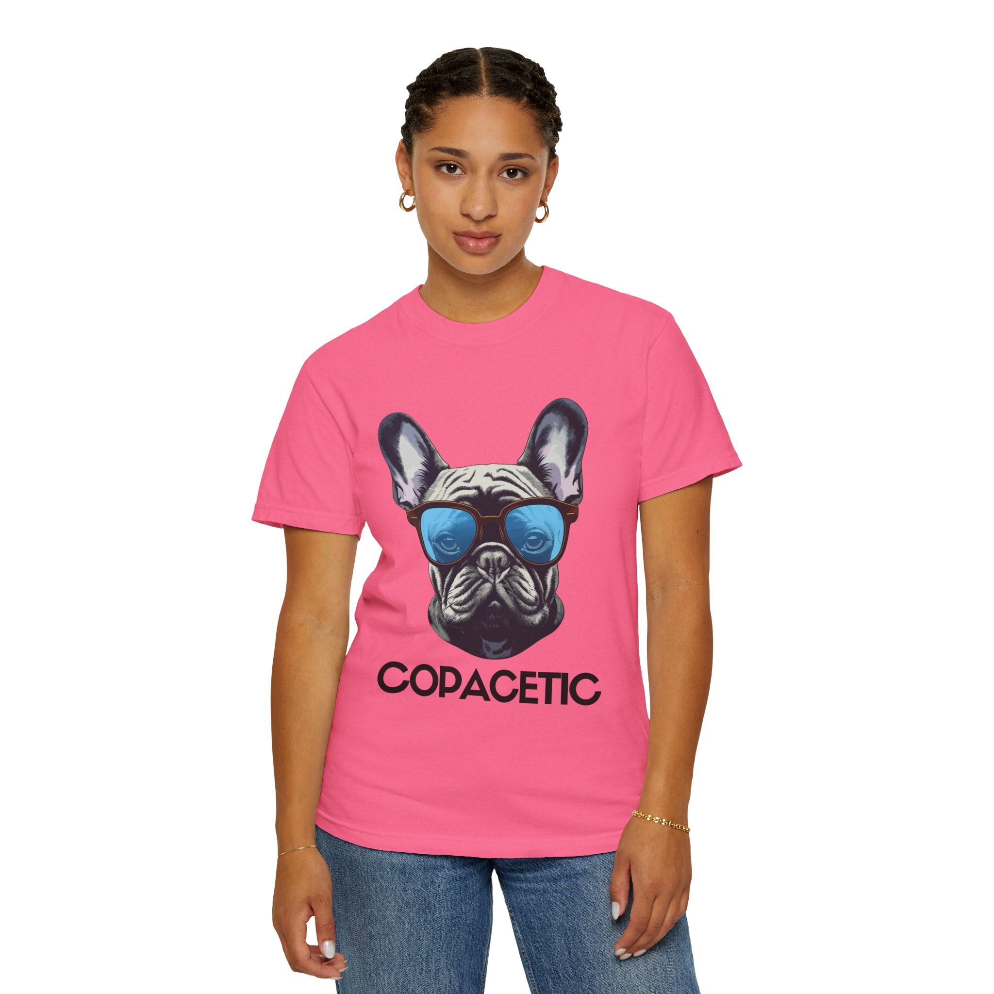 Copacetic French Bulldog T-Shirt, Fun Pet Tee, Gift for Dog Lovers, Unisex Graphic Shirt, Cool Casual Wear, Summer Essential