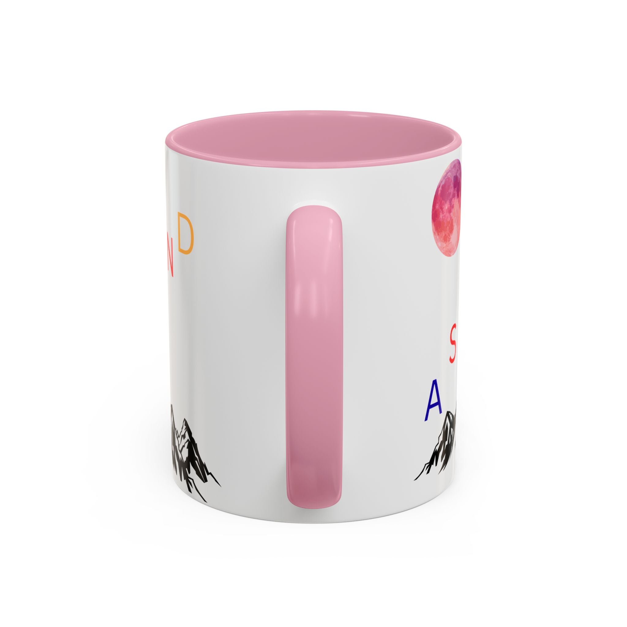 Ascend the Mountain Moon Ceramic Mug