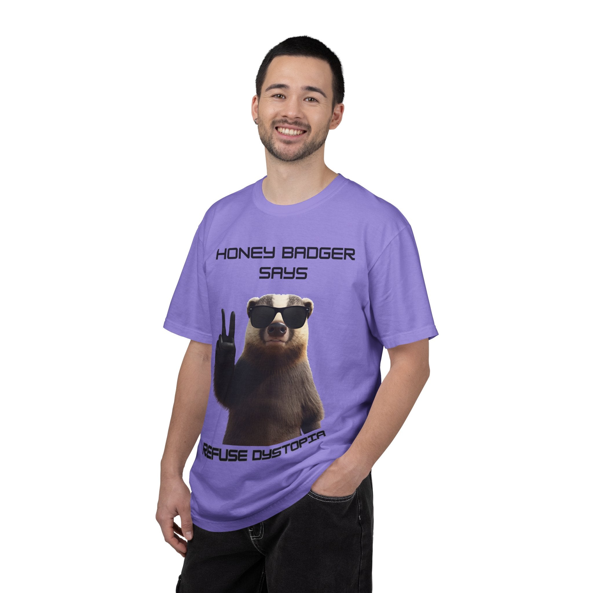 Honey Badger Refuse Dystopia T-Shirt
