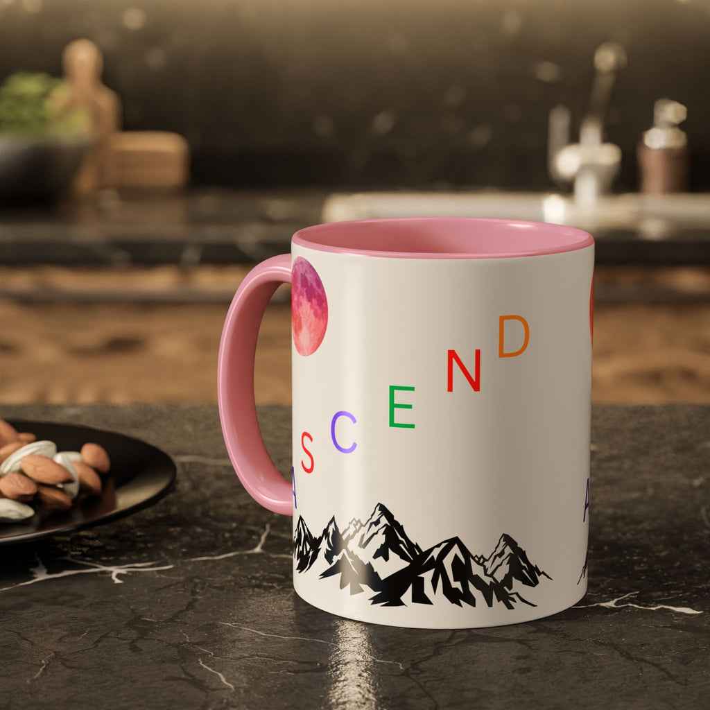 Ascend the Mountain Moon Ceramic Mug