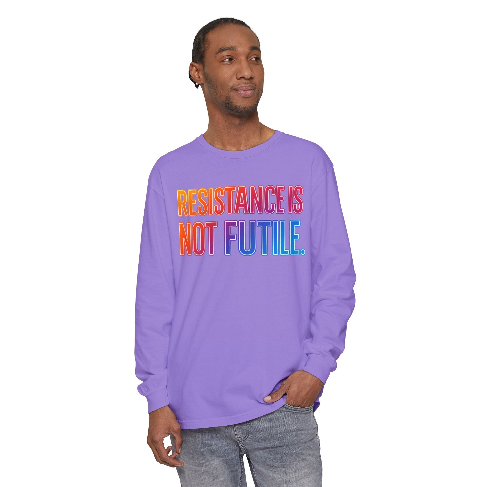 Resistance Is Not Futile Long Sleeve  Rally for Freedom Tee