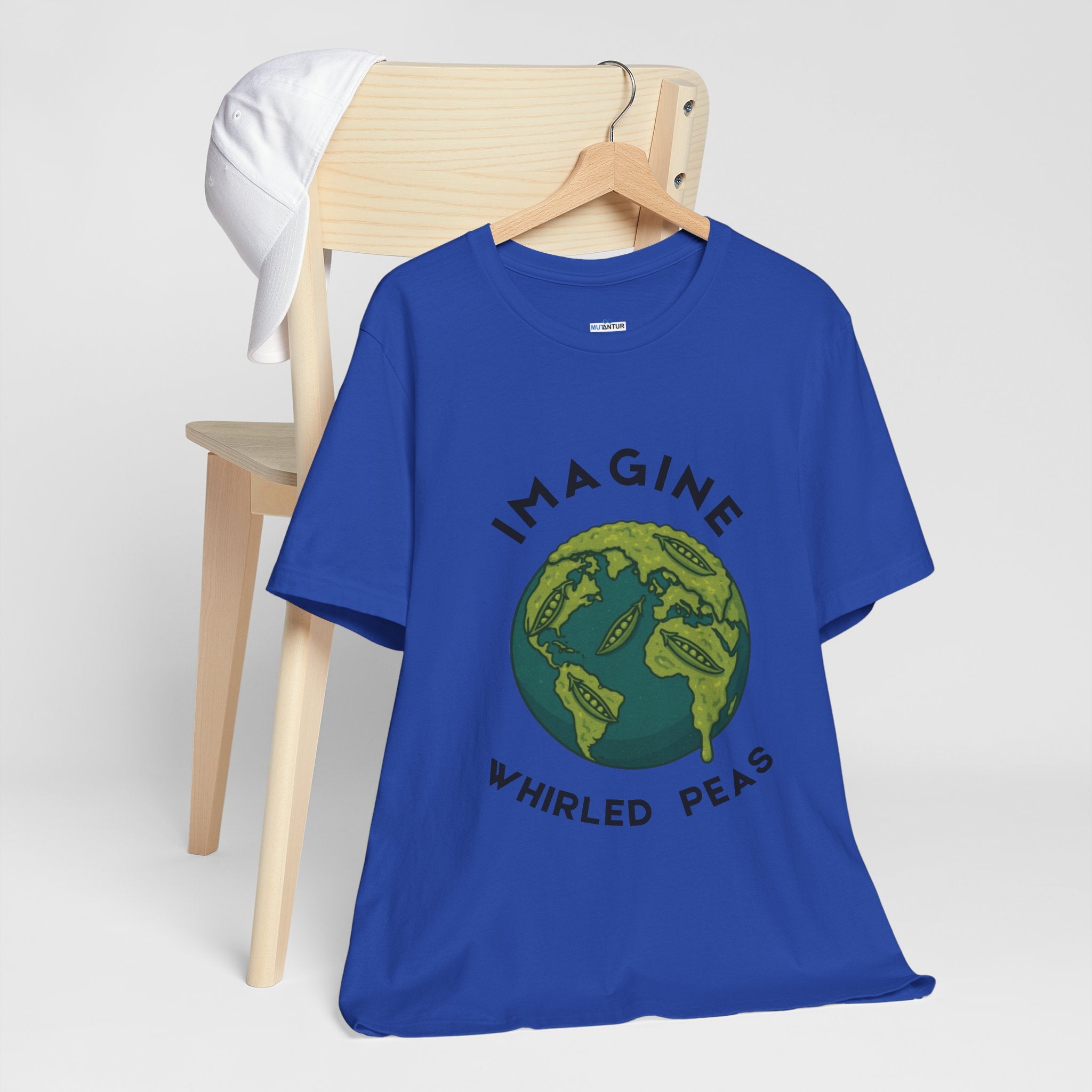 Imagine Whirled Peas Short Sleeve Tee, Eco-Friendly T-Shirt