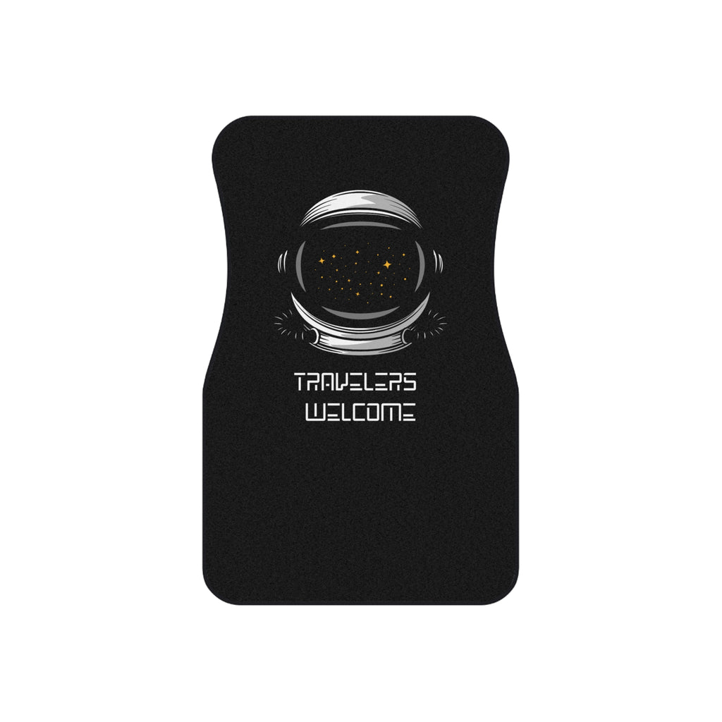 Car Mats Astronaut Helmet 'Travelers Welcome'  | Set of 4
