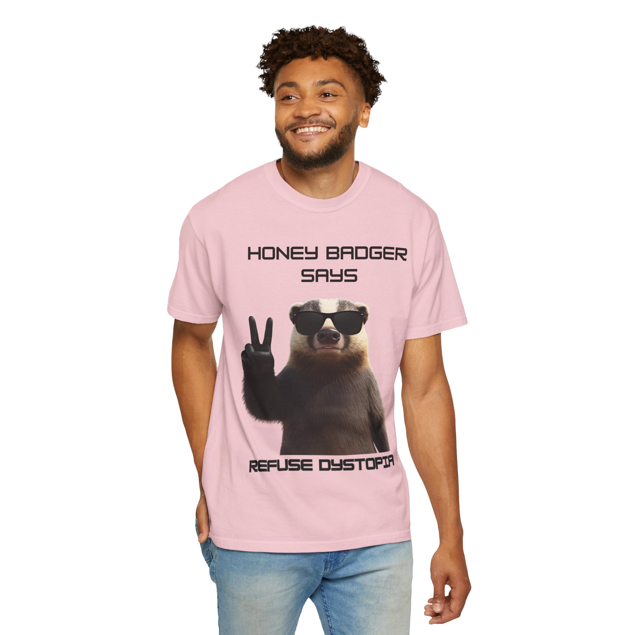 Honey Badger Refuse Dystopia T-Shirt