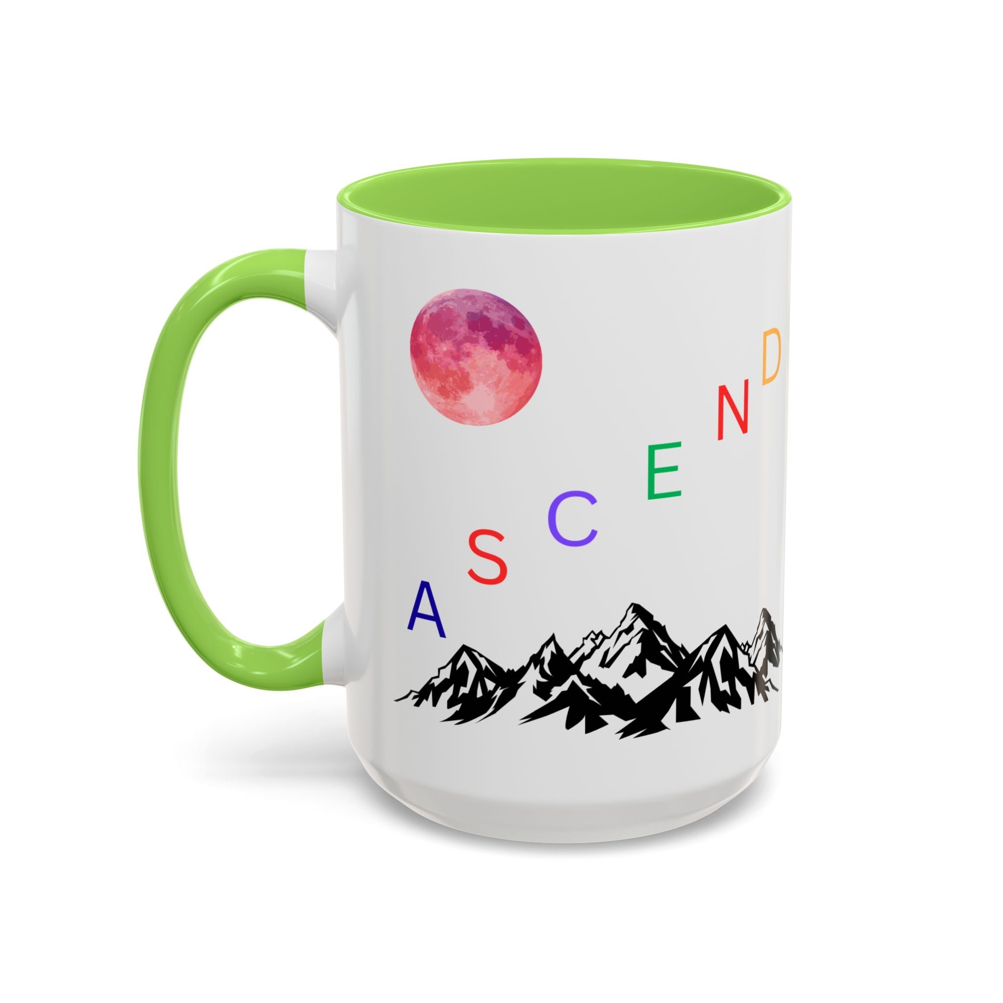 Ascend the Mountain Moon Ceramic Mug