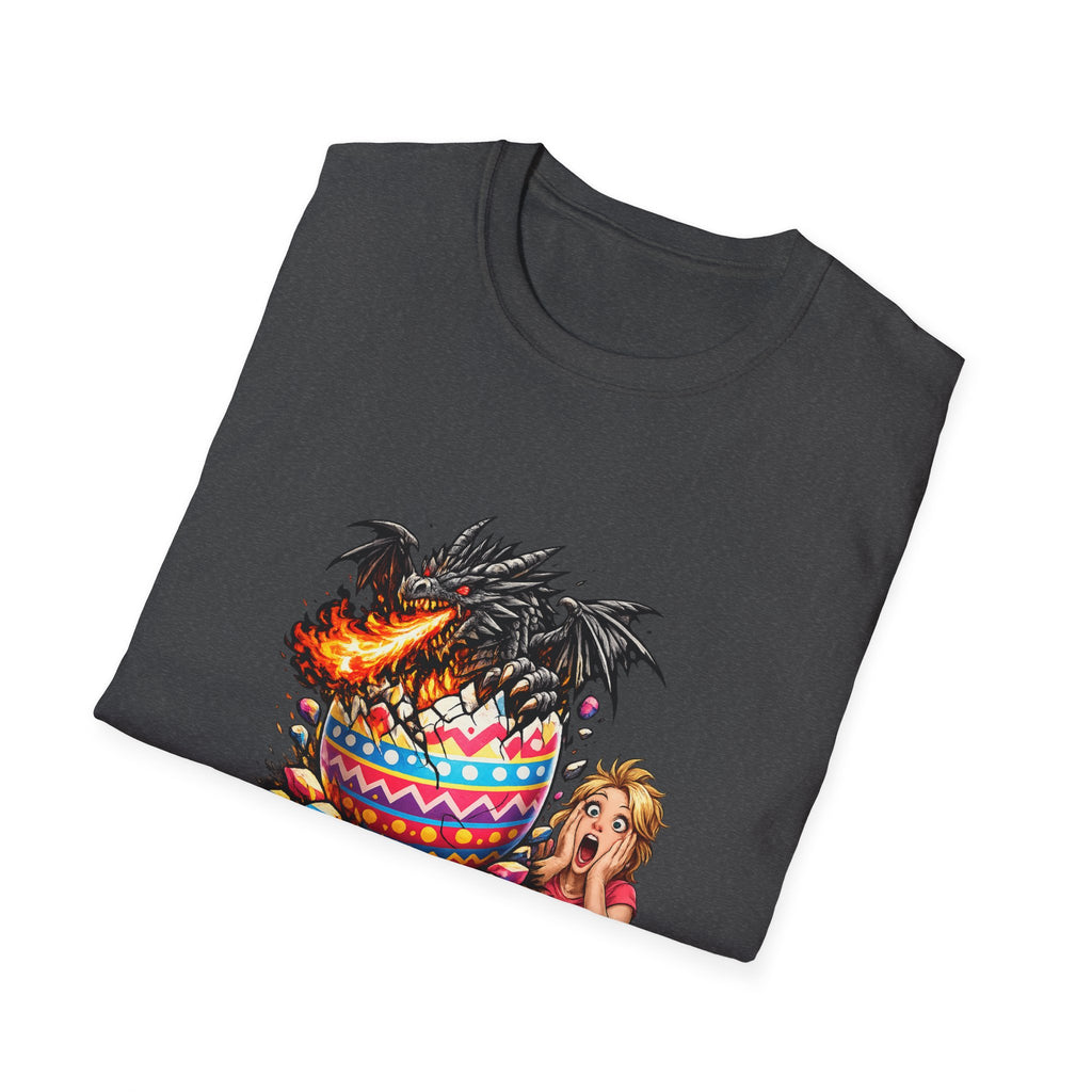 Dragon hatching from an Easter egg T-Shirt | How your DnD friends celebrate Easter