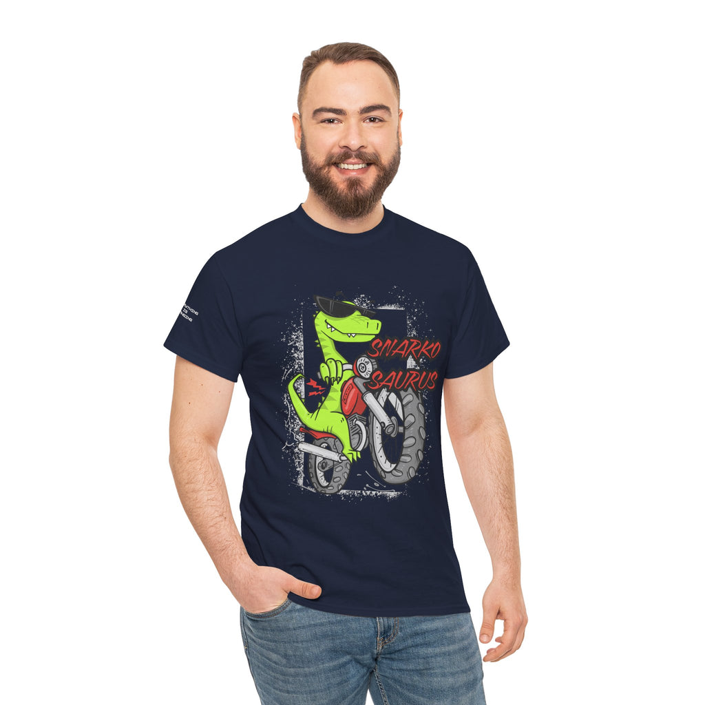 Snarkosaurus Cool Graphic Tee for Dinosaur Lovers | Unisex Heavy Cotton Tee
