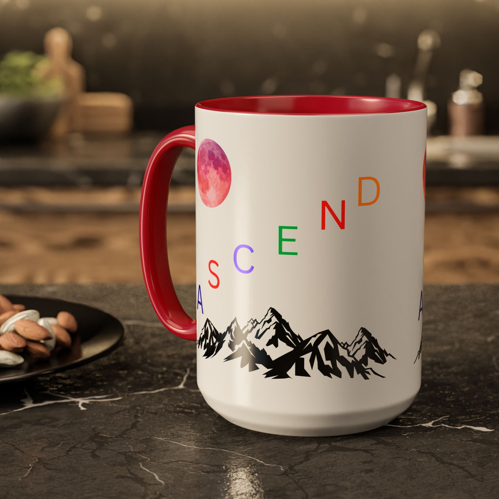 Ascend the Mountain Moon Ceramic Mug